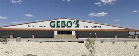 Gebos lubbock tx - REGULAR STORE HOURS. Mon-Sat 8am-6pm... Store Locations. Amarillo North, TX; Amarillo South, TX; Andrews, TX; Breckenridge, TX
